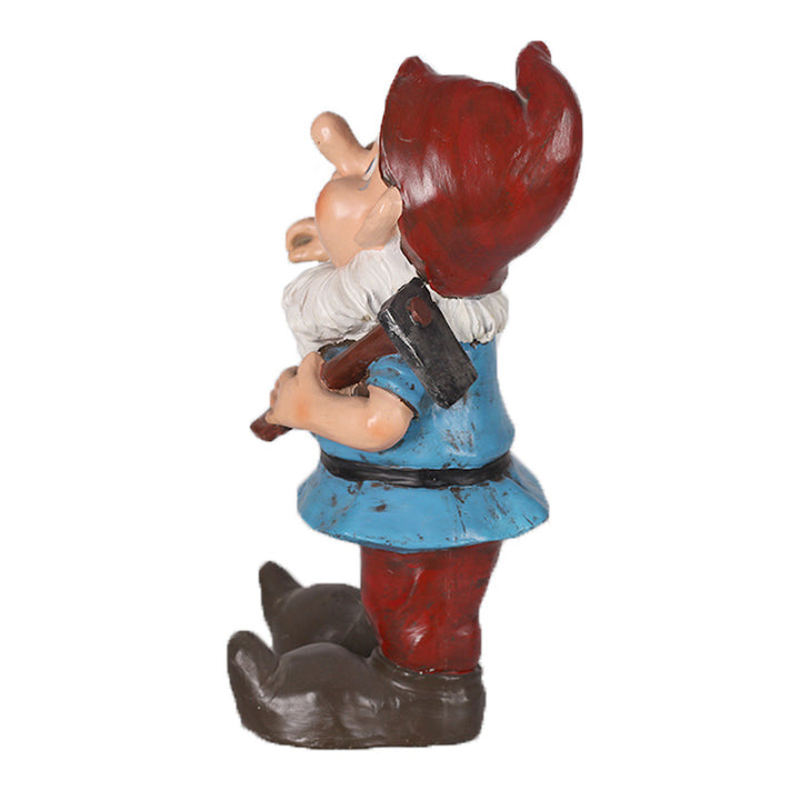 Playful Garden Gnome Figurine