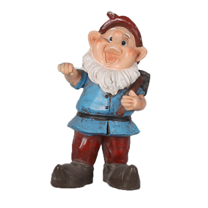 Playful Garden Gnome Figurine