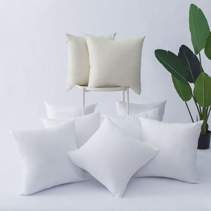 Premium Hypoallergenic Microfiber Square Throw Pillow Insert