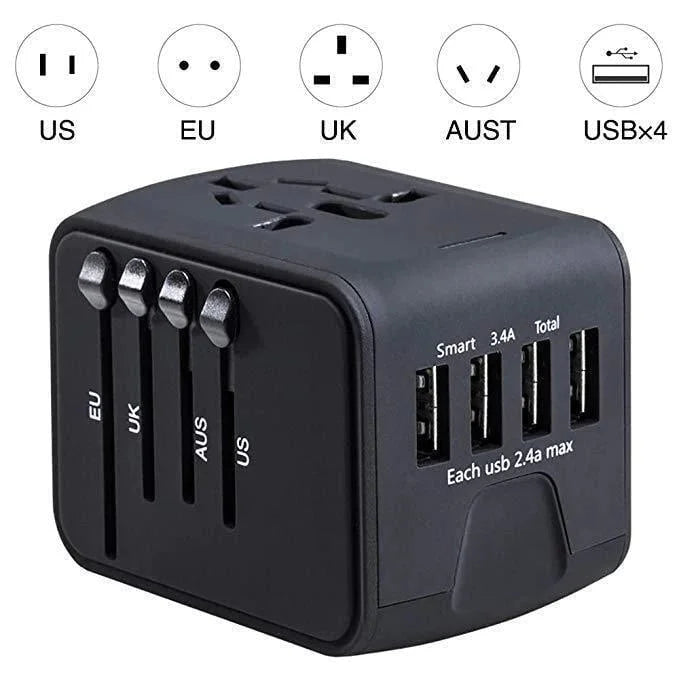 BowLift | Universal 100V-220V Smart Travel Adapter Voltage Converter
