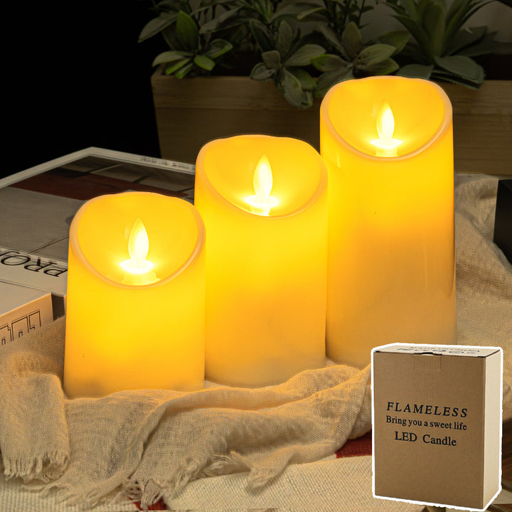 LED Real Wax Look Candles with Remote Control