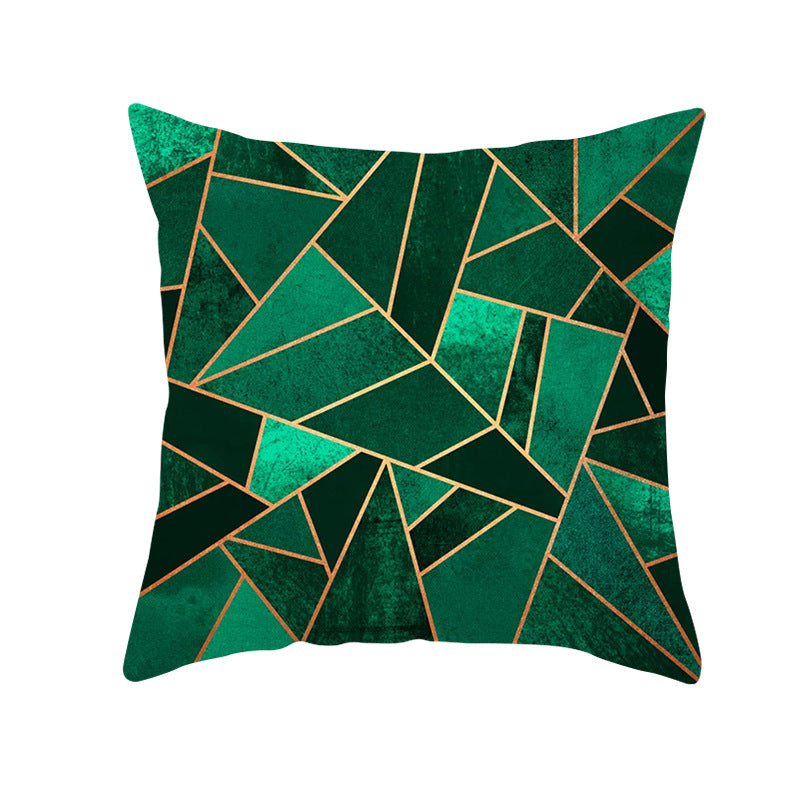 Decorative Geometric Velvet Throw Pillow Cover