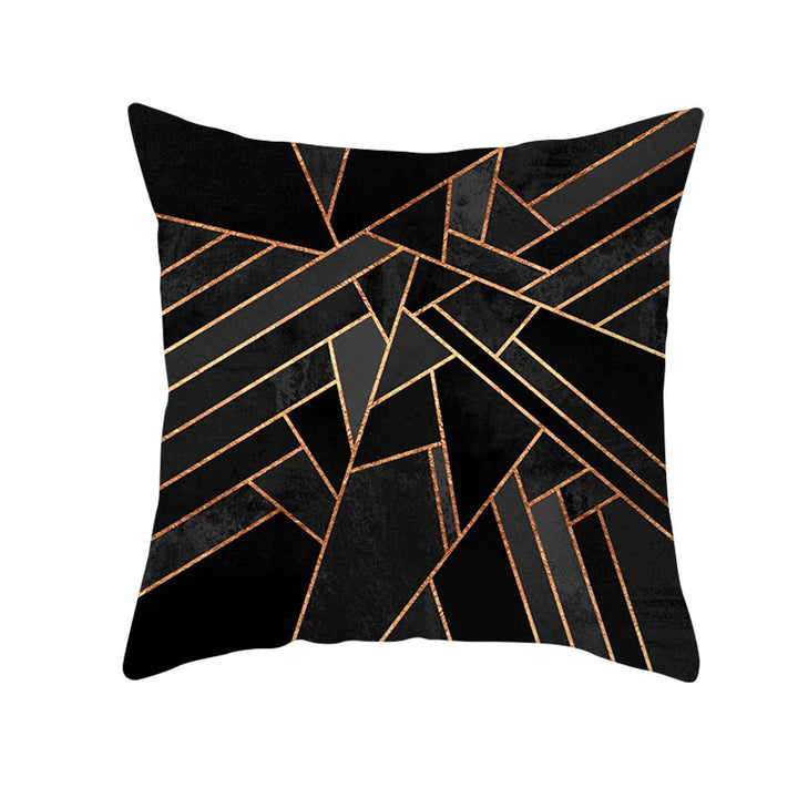 Decorative Geometric Velvet Throw Pillow Cover