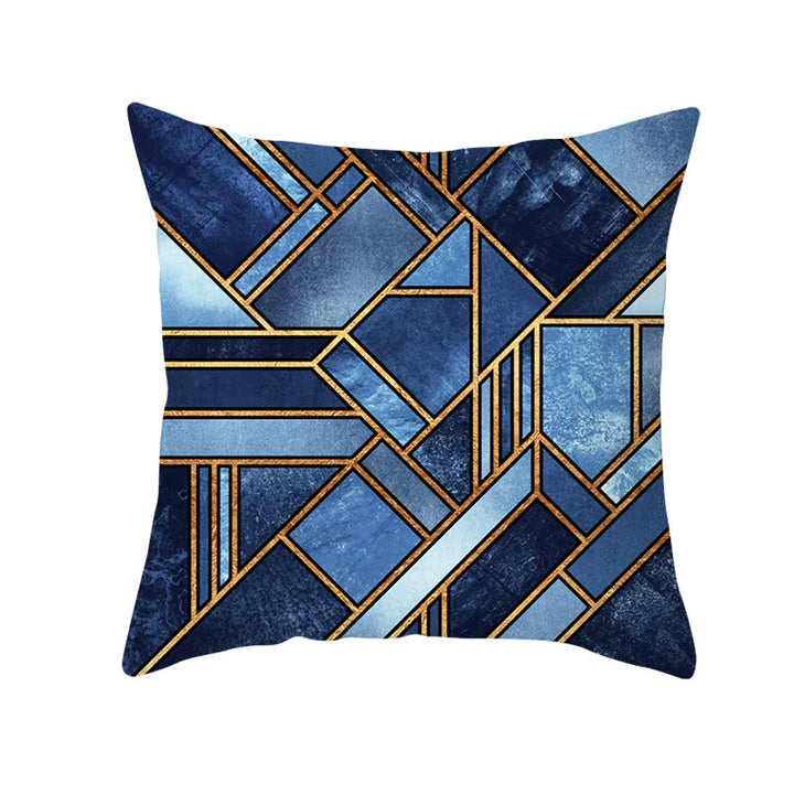Decorative Geometric Velvet Throw Pillow Cover
