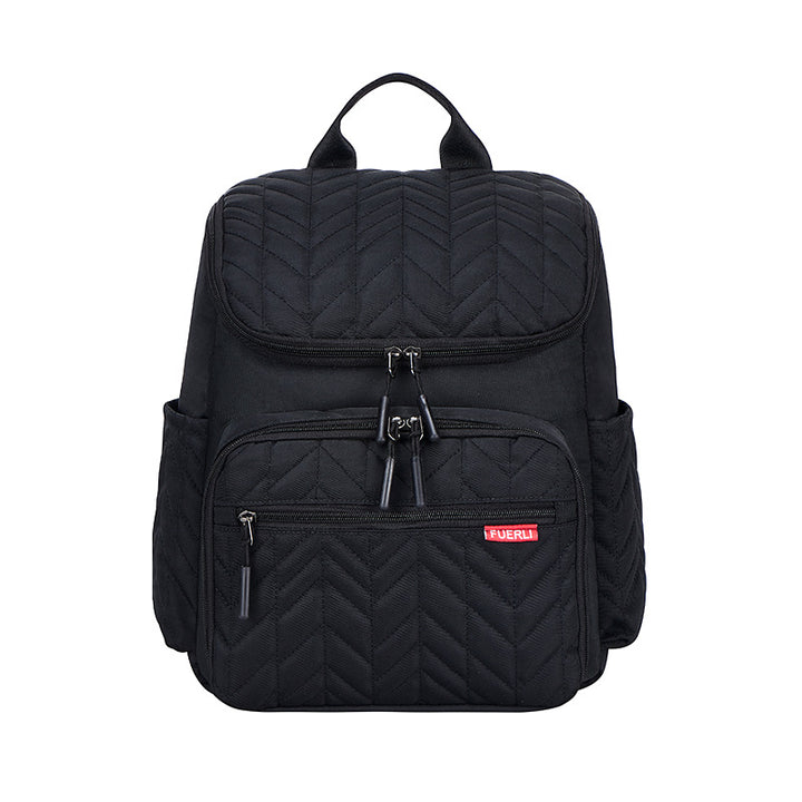 Chic Quilted Multi-Compartment Backpack Bowlift