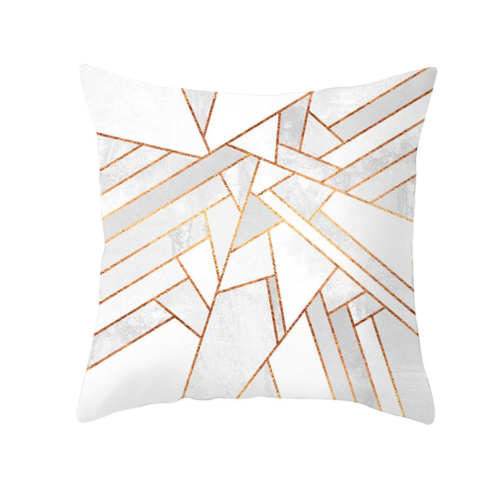 Decorative Geometric Velvet Throw Pillow Cover