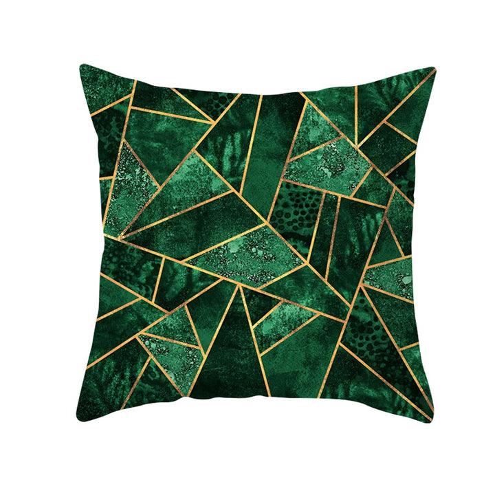Decorative Geometric Velvet Throw Pillow Cover