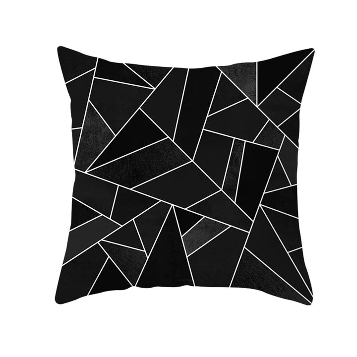 Decorative Geometric Velvet Throw Pillow Cover