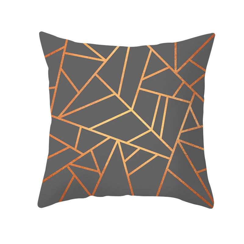 Decorative Geometric Velvet Throw Pillow Cover