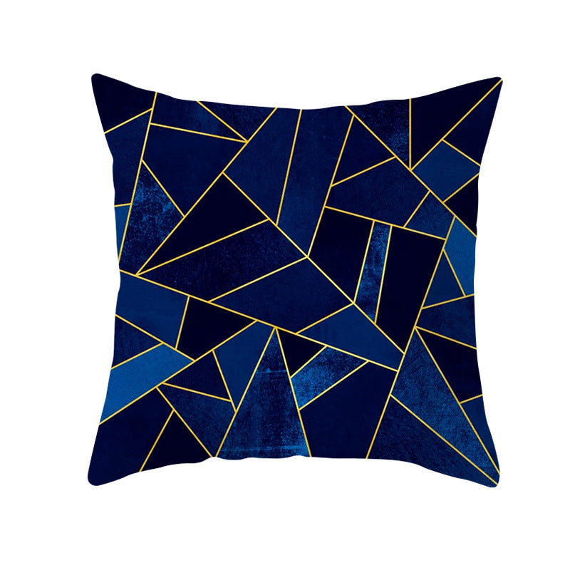 Decorative Geometric Velvet Throw Pillow Cover