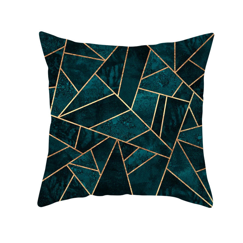 Decorative Geometric Velvet Throw Pillow Cover