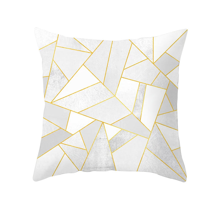 Decorative Geometric Velvet Throw Pillow Cover