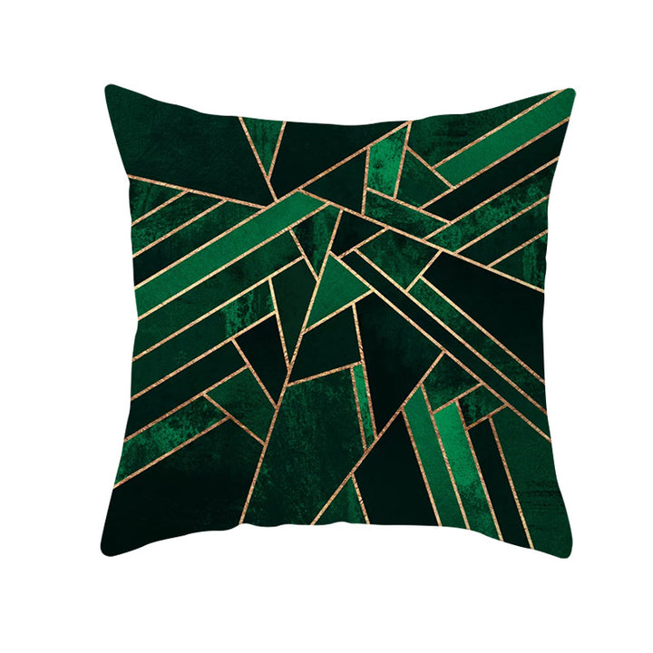 Decorative Geometric Velvet Throw Pillow Cover