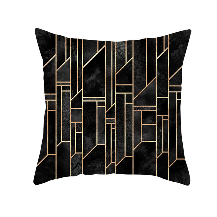 Decorative Geometric Velvet Throw Pillow Cover