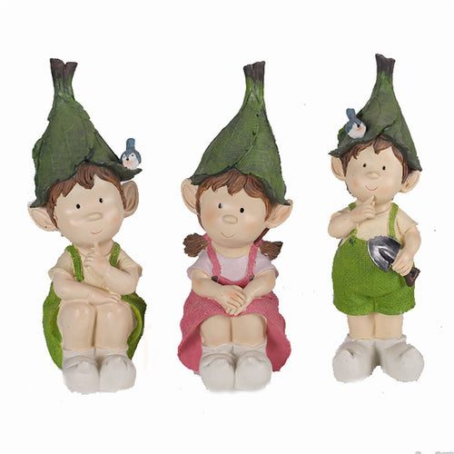 Whimsical Garden Gnome Figurine Set