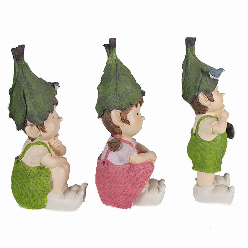 Whimsical Garden Gnome Figurine Set