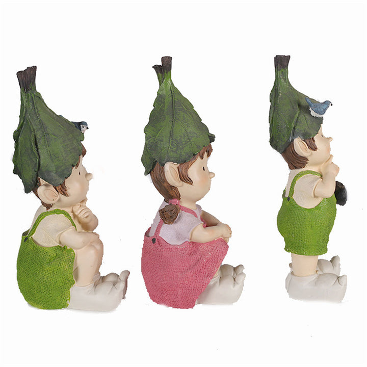 Whimsical Garden Gnome Figurine Set