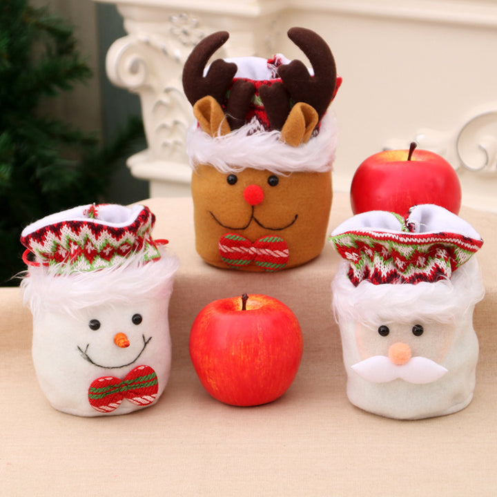 Decorative Santa-Themed Figurine Bowlift