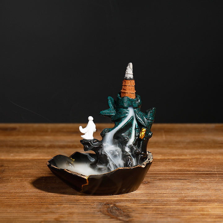 Artistic Mountain Stream Incense Holder