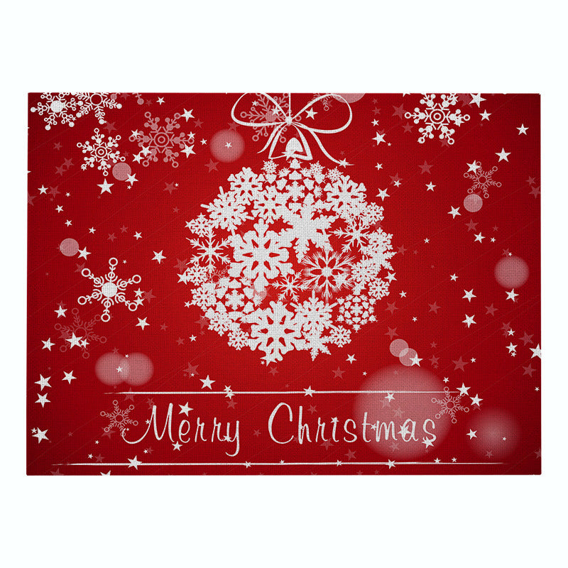 Decorative Santa Belt Rectangle Placemat