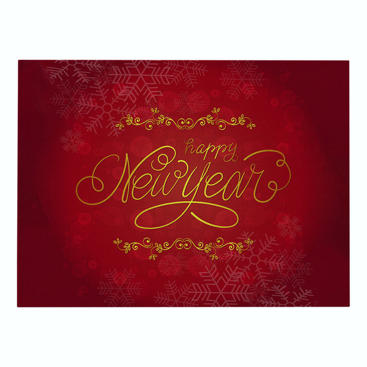 Decorative Santa Belt Rectangle Placemat