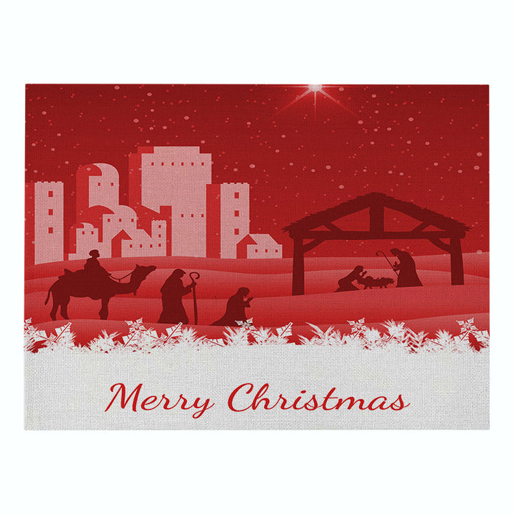 Decorative Santa Belt Rectangle Placemat