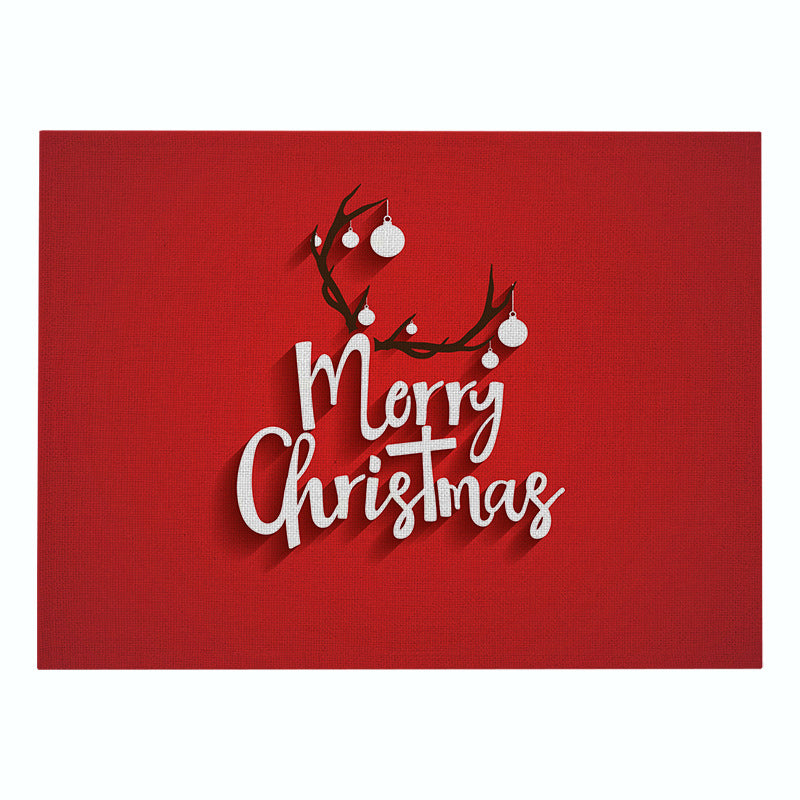 Decorative Santa Belt Rectangle Placemat