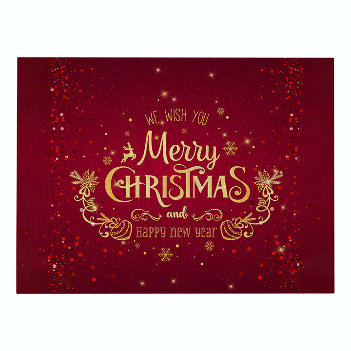 Decorative Santa Belt Rectangle Placemat