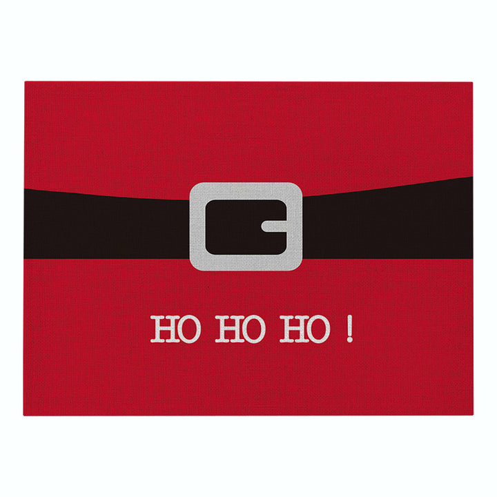Decorative Santa Belt Rectangle Placemat