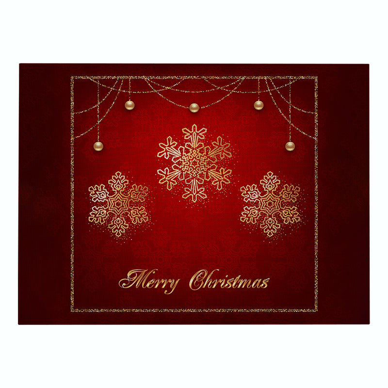 Decorative Santa Belt Rectangle Placemat