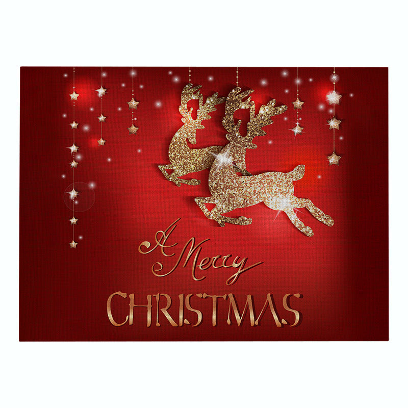 Decorative Santa Belt Rectangle Placemat