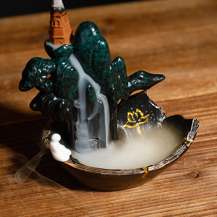 Artistic Mountain Stream Incense Holder