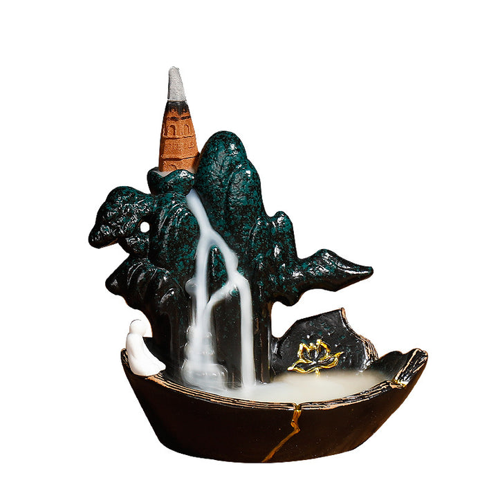 Artistic Mountain Stream Incense Holder