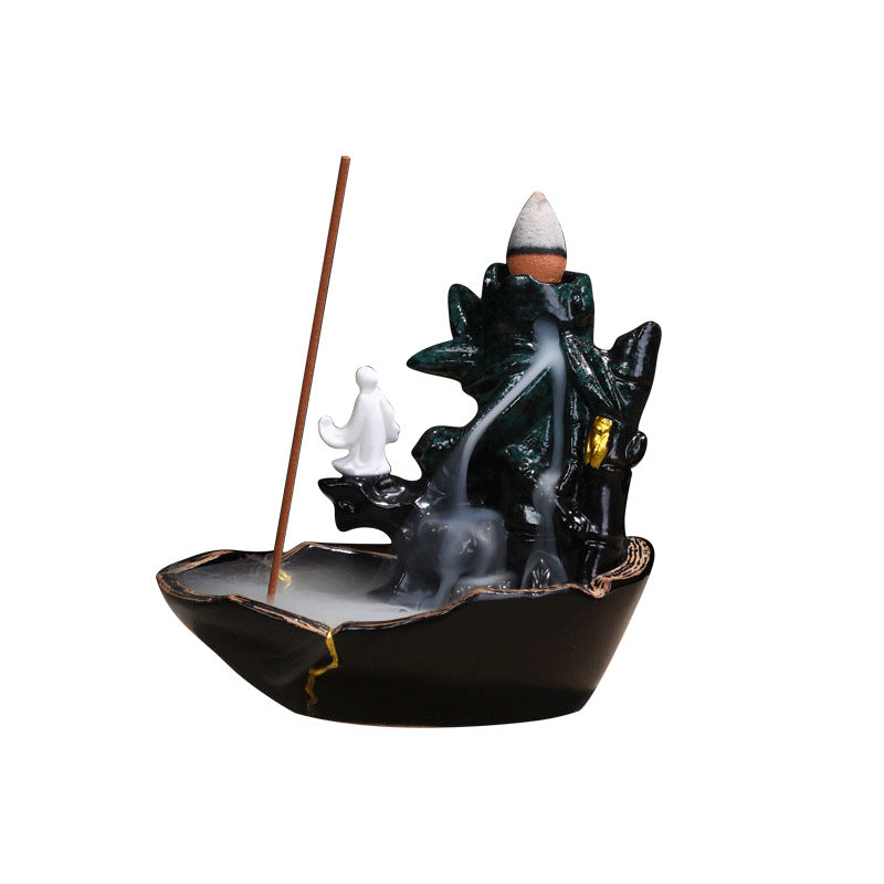 Artistic Mountain Stream Incense Holder