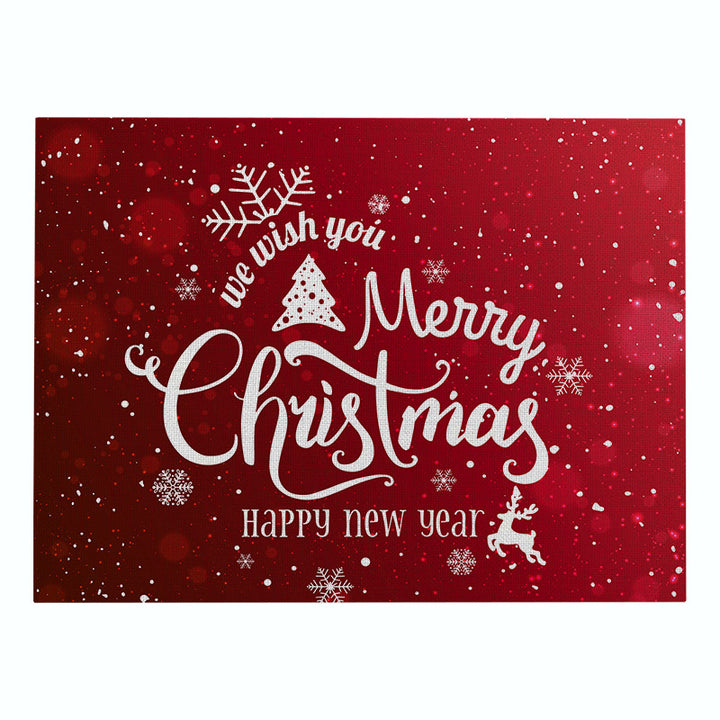 Decorative Santa Belt Rectangle Placemat