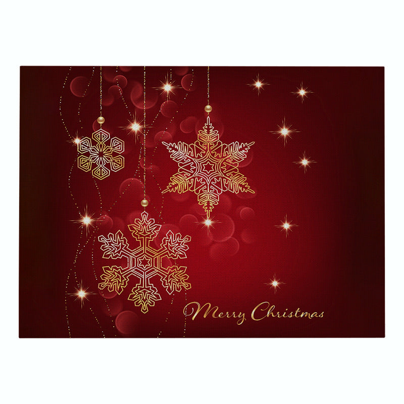 Decorative Santa Belt Rectangle Placemat