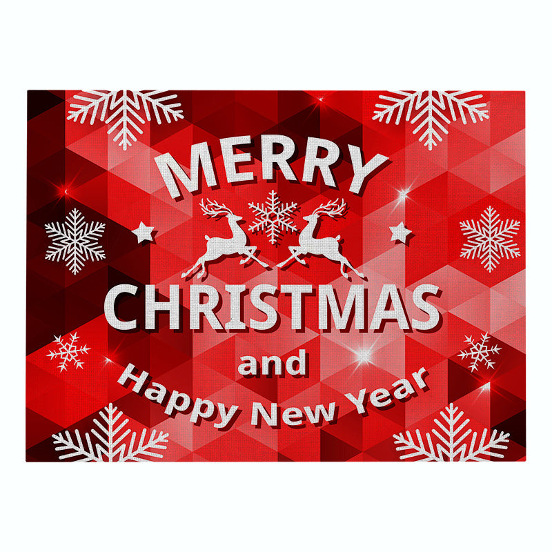 Decorative Santa Belt Rectangle Placemat
