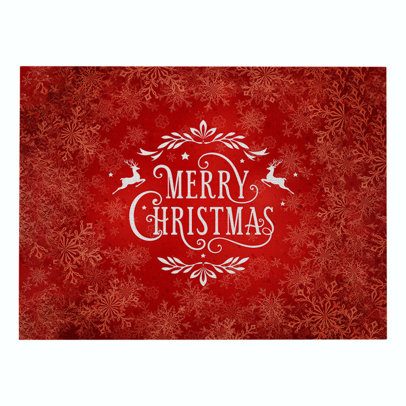 Decorative Santa Belt Rectangle Placemat