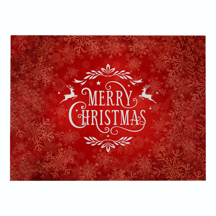 Decorative Santa Belt Rectangle Placemat