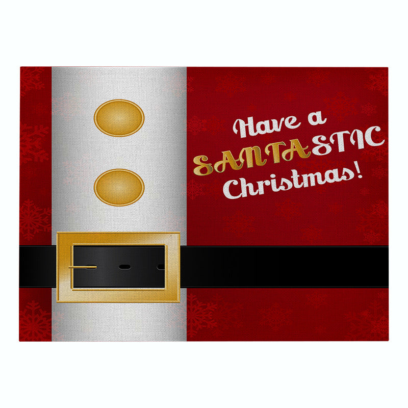 Decorative Santa Belt Rectangle Placemat