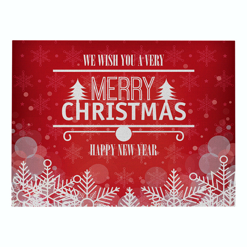 Decorative Santa Belt Rectangle Placemat