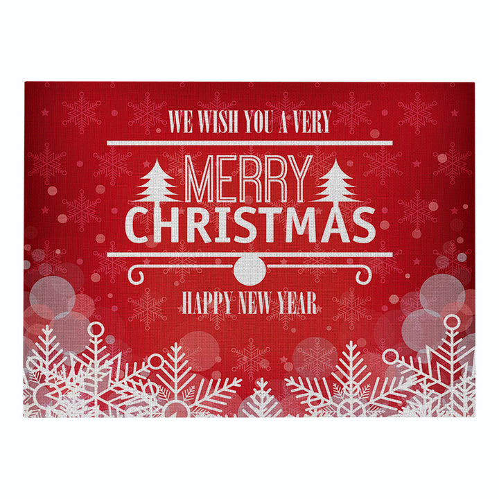 Decorative Santa Belt Rectangle Placemat