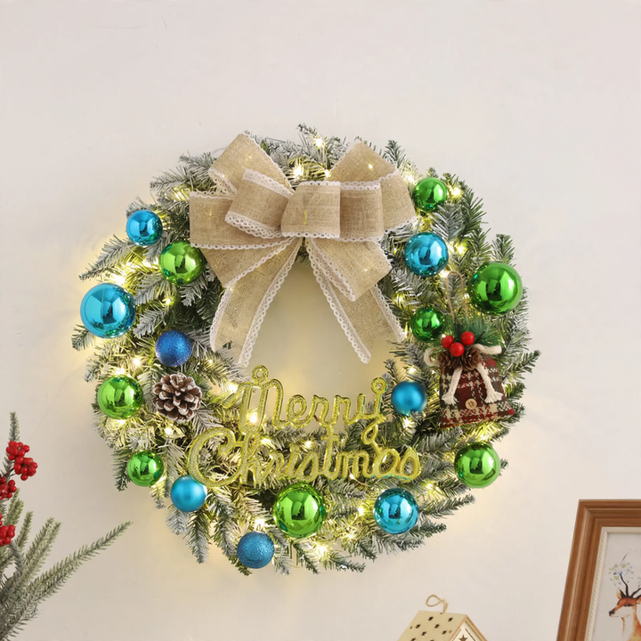 Christmas wreath, PVC, various sizes