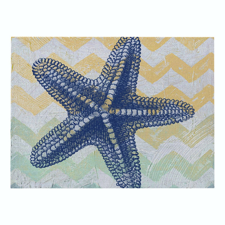 Nautical Mermaid Vintage Canvas Wall Art Print