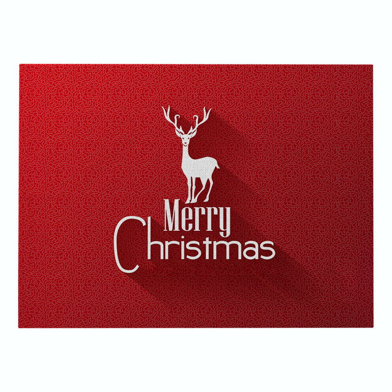 Decorative Santa Belt Rectangle Placemat