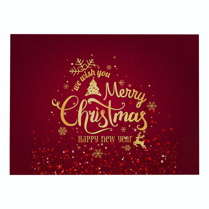 Decorative Santa Belt Rectangle Placemat