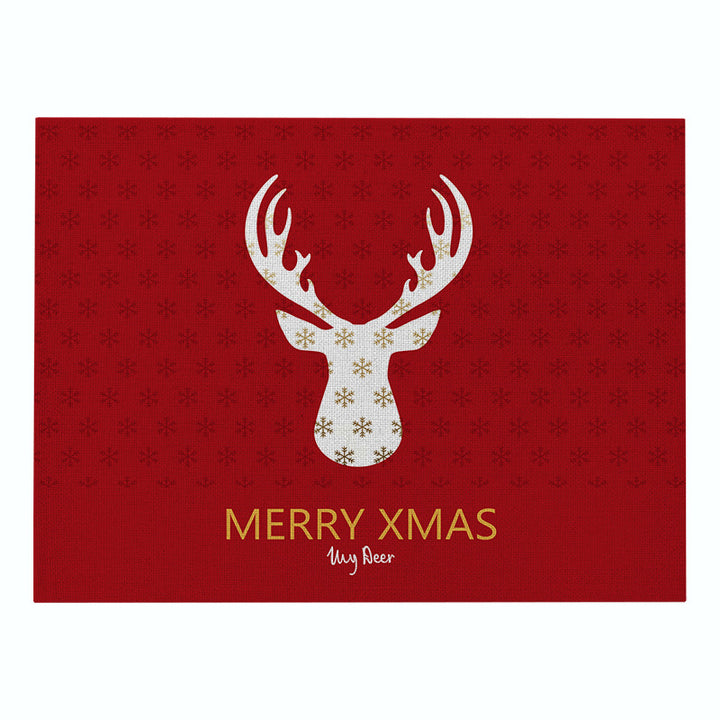 Decorative Santa Belt Rectangle Placemat