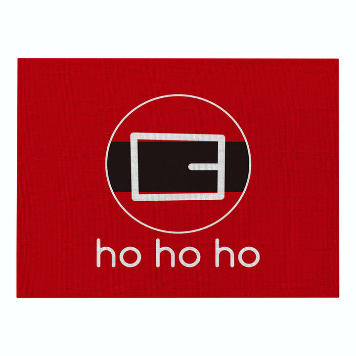 Decorative Santa Belt Rectangle Placemat