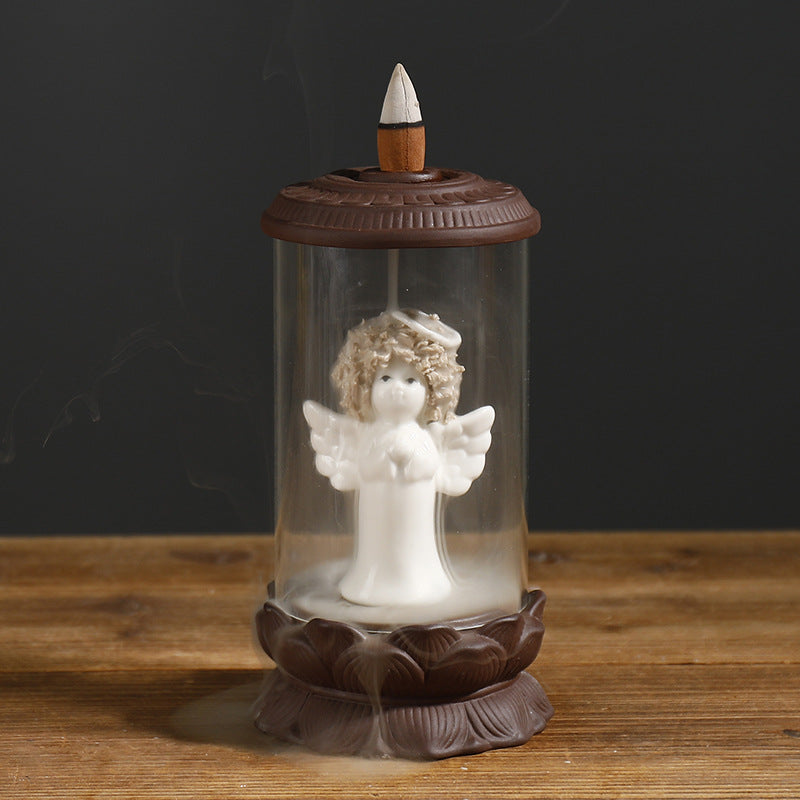 Elegant Angel Theme Incense Burner