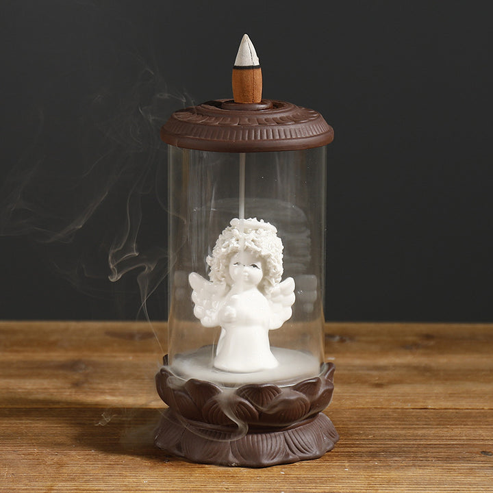 Elegant Angel Theme Incense Burner